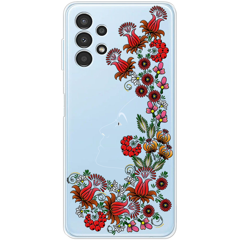 Чехол BoxFace Samsung Galaxy A13 4G (A135) 3D Ukrainian Muse Прозрачный силикон (44331-bk64-44331)