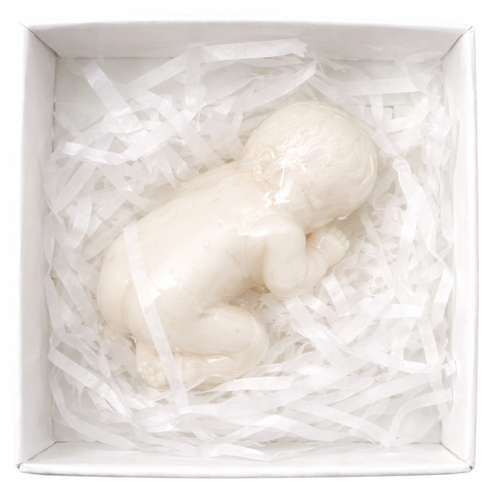 Мыло сувенирное фигурное Спящий младенец Белый Мыло сувенирное фигурное Спящий младенец Белый