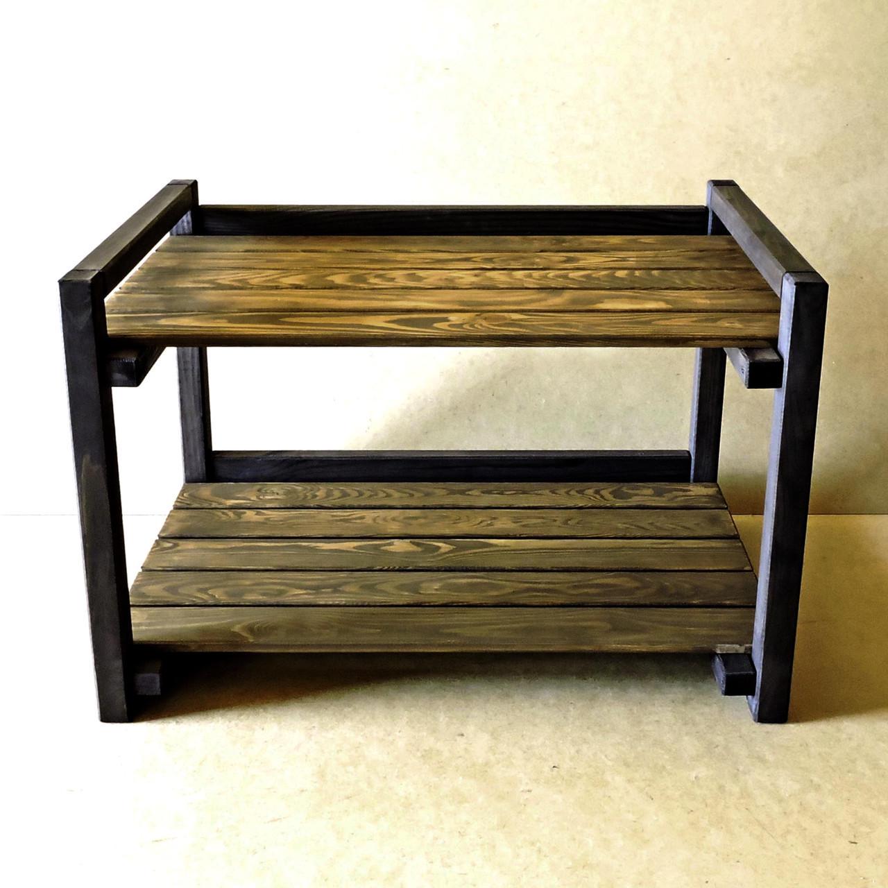 Стелаж кухонний з дерева Фанбім 2 Венге/Мускат (СТА-21131207) - фото 1 Стелаж кухонний з дерева Фанбім 2 Венге/Мускат (СТА-21131207) - фото 1