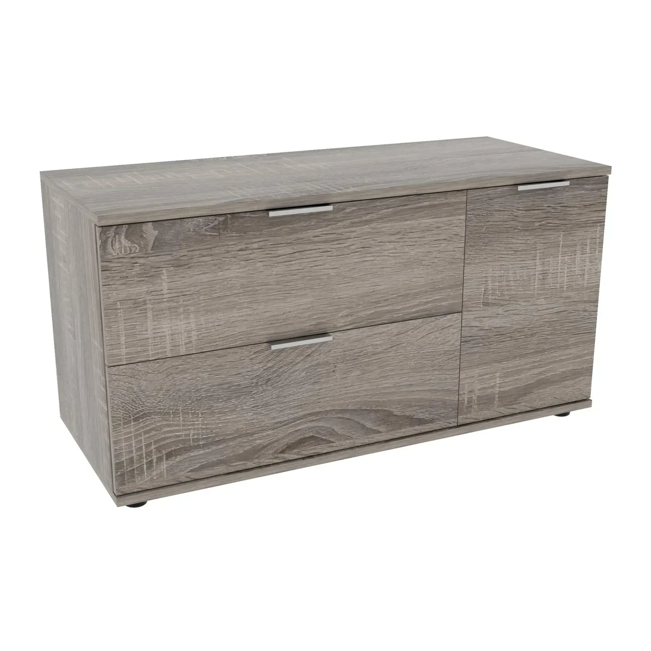 Тумба-комод в вітальню Kontinent К-11 100х42,5х53 см Дуб Сонома Трюфель (62371837) - фото 1 Тумба-комод в вітальню Kontinent К-11 100х42,5х53 см Дуб Сонома Трюфель (62371837) - фото 1