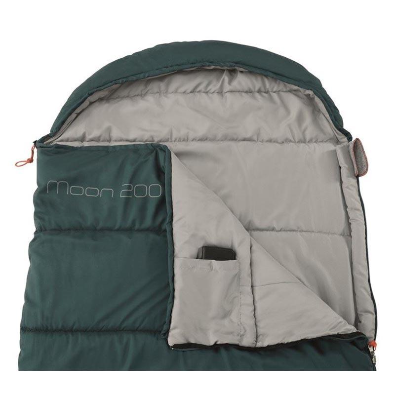 Спальний мішок Easy Camp Moon 200 7/2°C 195 см Left Zip Teal (240186) - фото 6