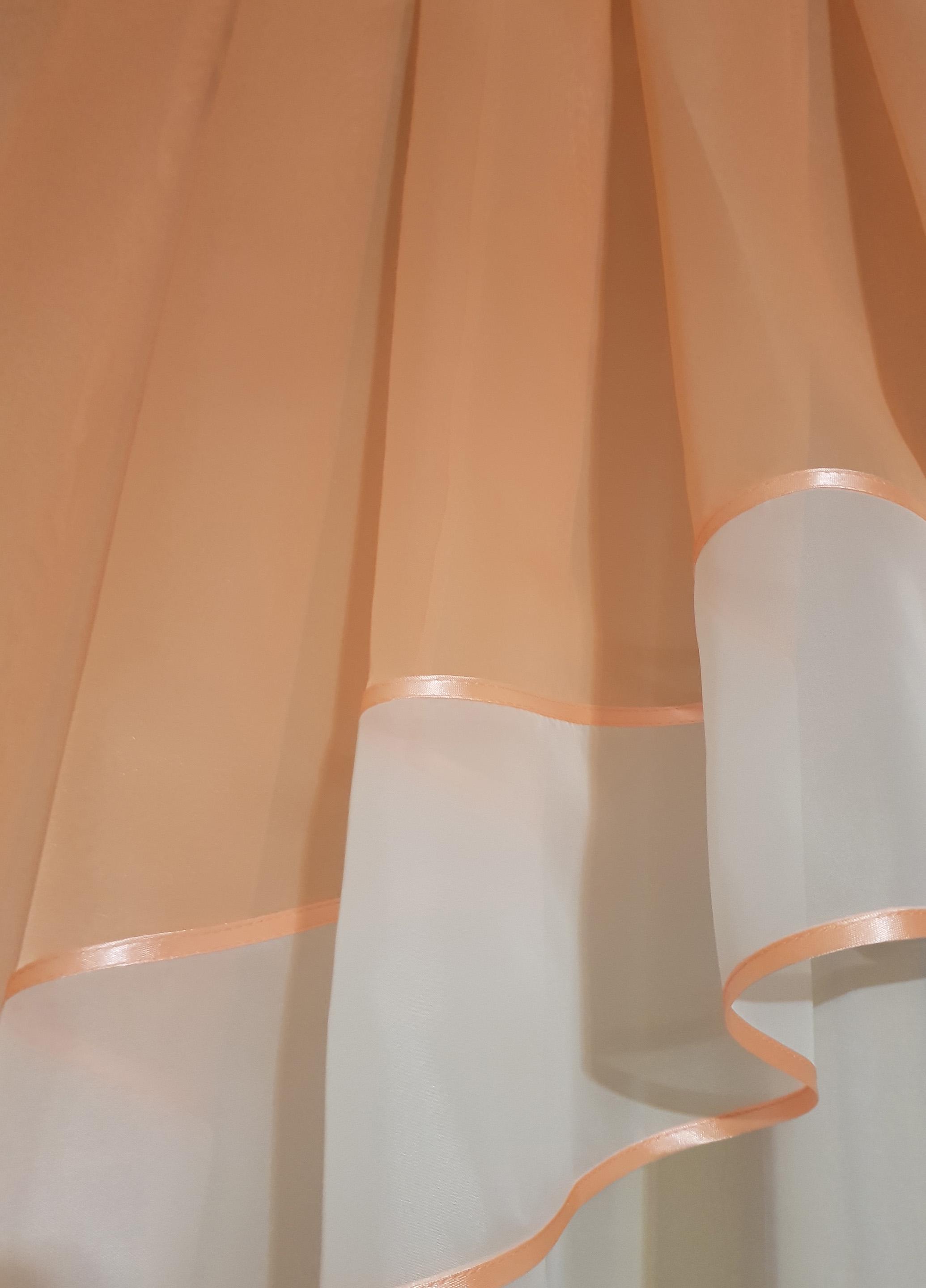 Ламбрекен Firanka Вітрила карниз 300 см Персиковий (60_3_3м) - фото 2 Ламбрекен Firanka Вітрила карниз 300 см Персиковий (60_3_3м) - фото 2