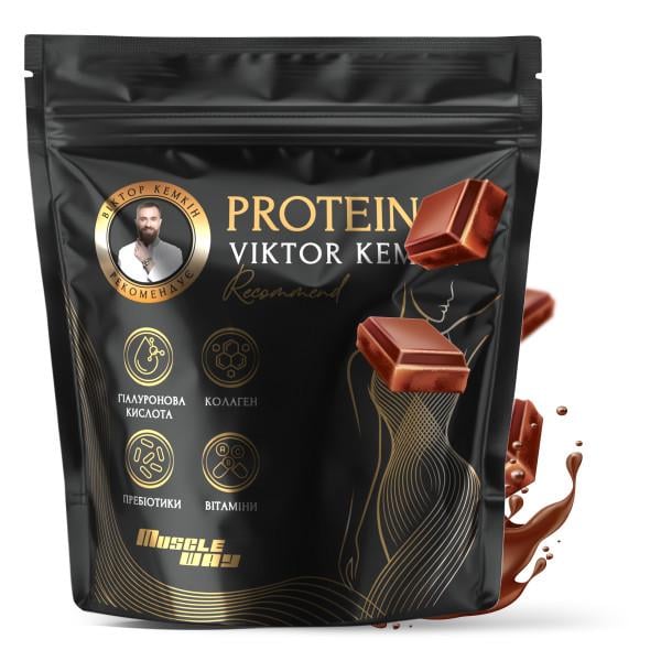 Протеиновый комплекс MuscleWay Viktor Kemkin 80% с микроэлементами 16 порций 500 г Шоколад (21-125-pvk-mw-rs500.1)