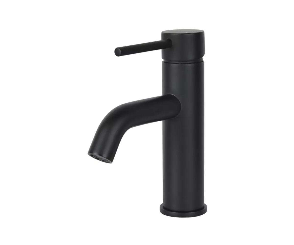 Смеситель для умывальника Wezer EKO1C-01-BLACK нержавеющая сталь (1044065)