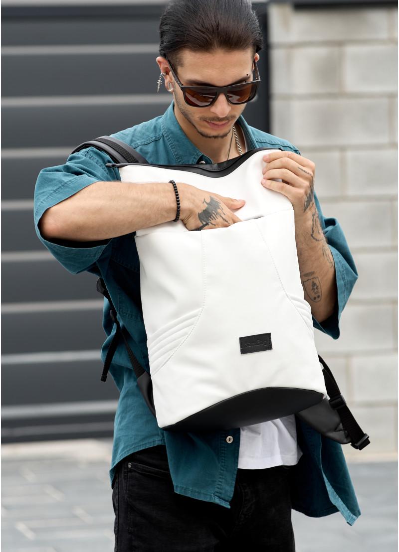 Рюкзак чоловічий Sambag RollTop X Білий (27151120r) - фото 6