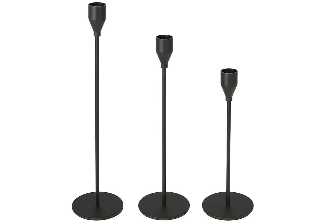 Набор подсвечников на высокой ножке 3 шт. 23/27/32,5 см (448-030)