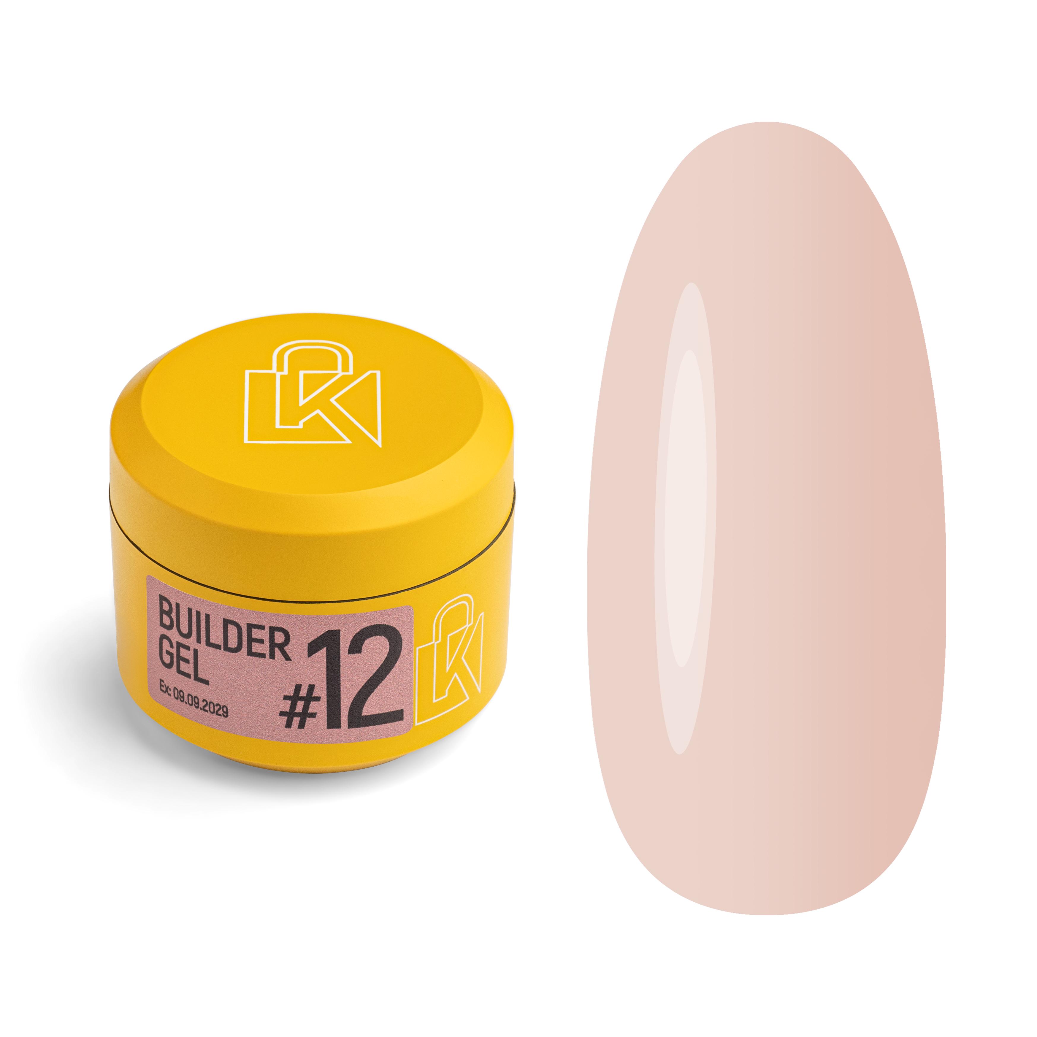 Гель для наращивания Kupiuviti Builder Gel №12 30 мл