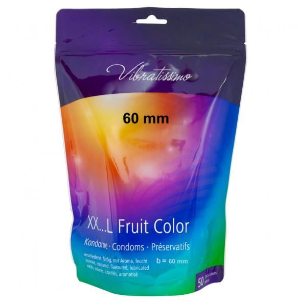 Презервативи Vibratissimo XX L Fruit Color 60 мм 50 шт.