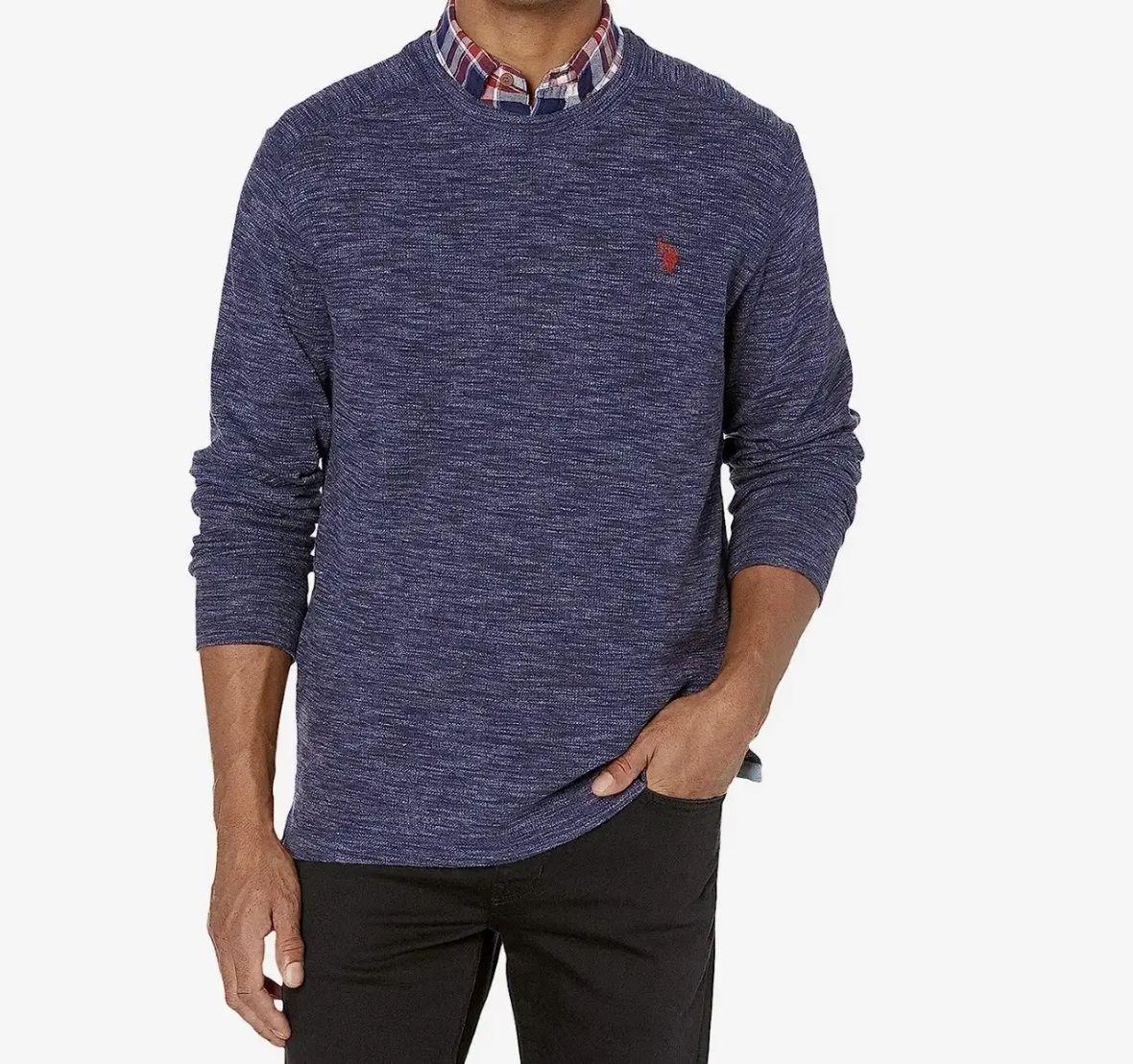 Свитер мужской U.S. POLO ASSN M Синий (98826)