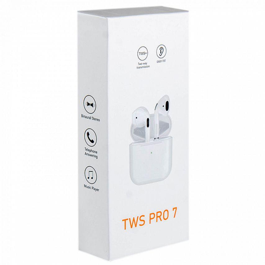 Наушники Bluetooth TWS Pro 7 White - фото 3