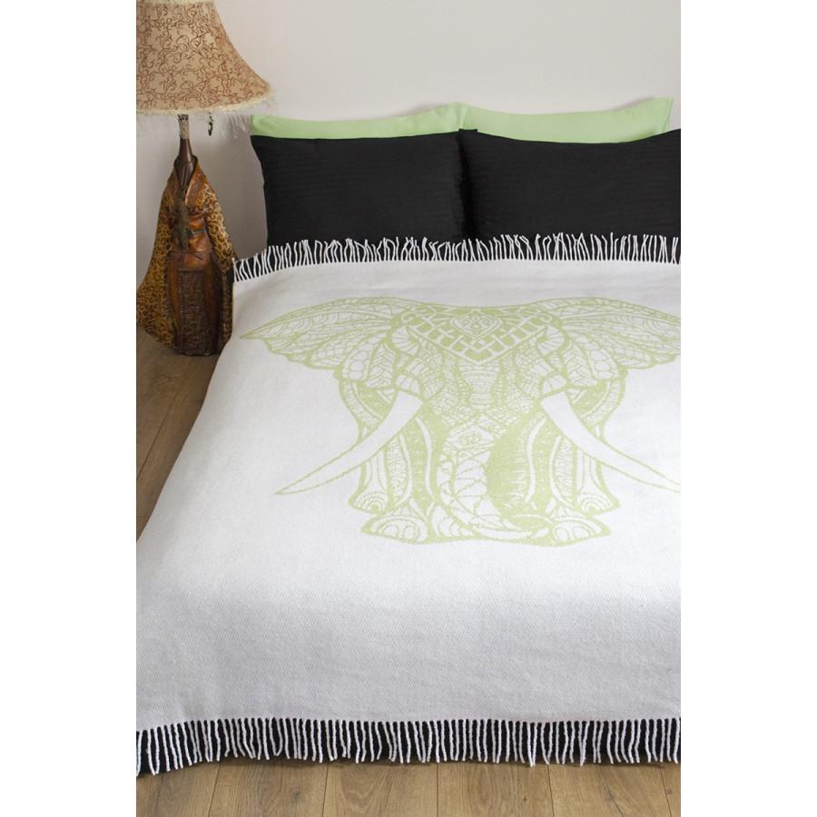 Плед Lotus Zeus Elephant 140х200 Салатовий (svt-2000022241373) - фото 3