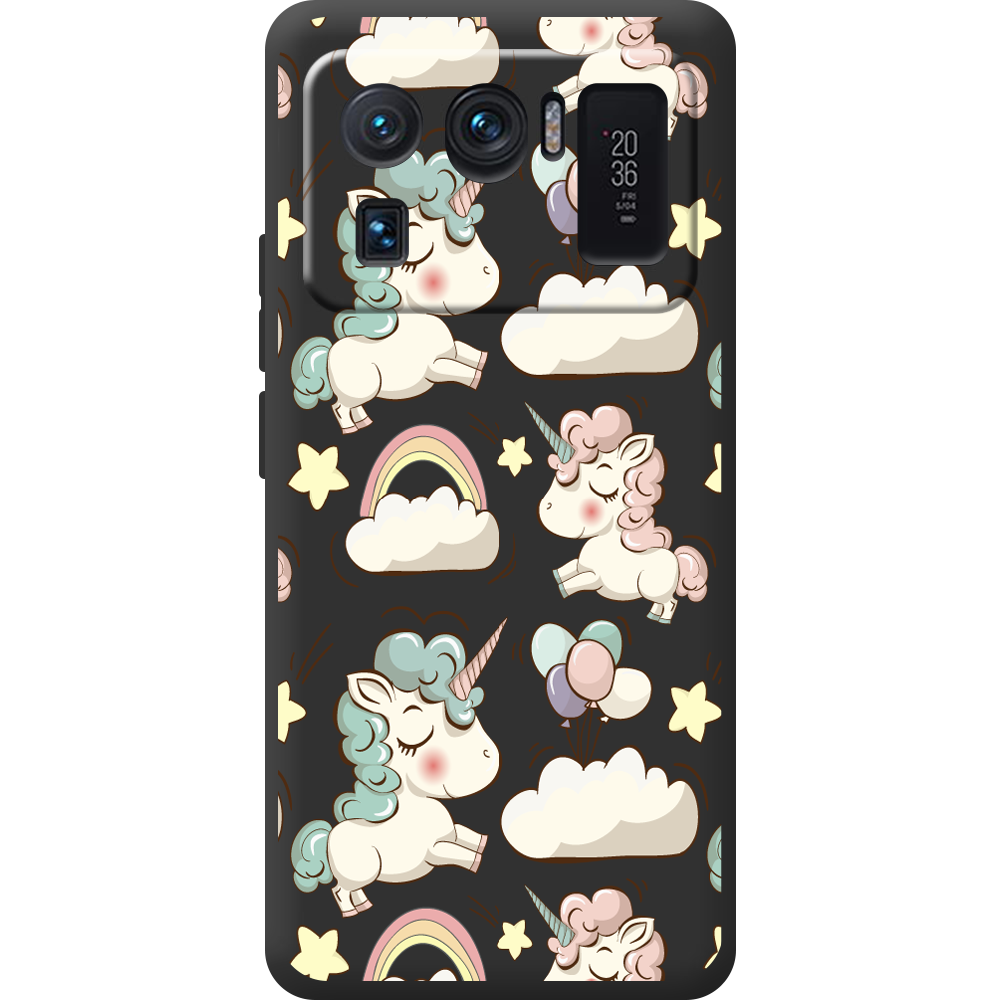 Чехол BoxFace Xiaomi Mi 11 Ultra Unicorns Черный силикон (44424-cc2-44449)