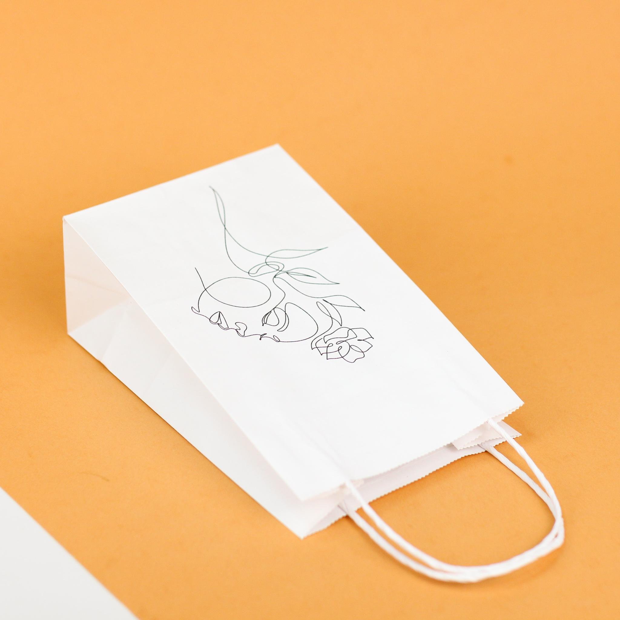 Пакет подарунковий для коханої дівчини 150х90х240 мм 20 шт.