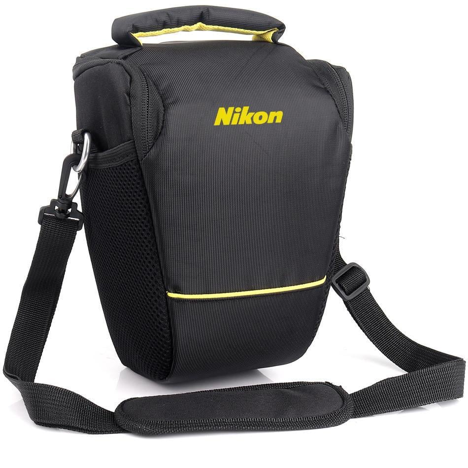 Сумка для фотоапарата Nikon D протиударна Чорний/Жовтий (IBF061BY)