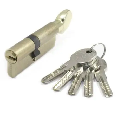 Цилиндр для замков Apecs QM-90 50/40C-C-G ключ-поворотник (307819E)