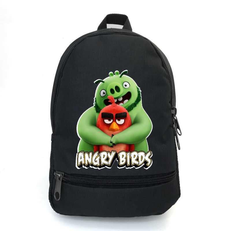 Школьный рюкзак подростковый Cappuccino Toys с принтом Angry Birds ANG-0018 12,5 л Черный (2064148357)