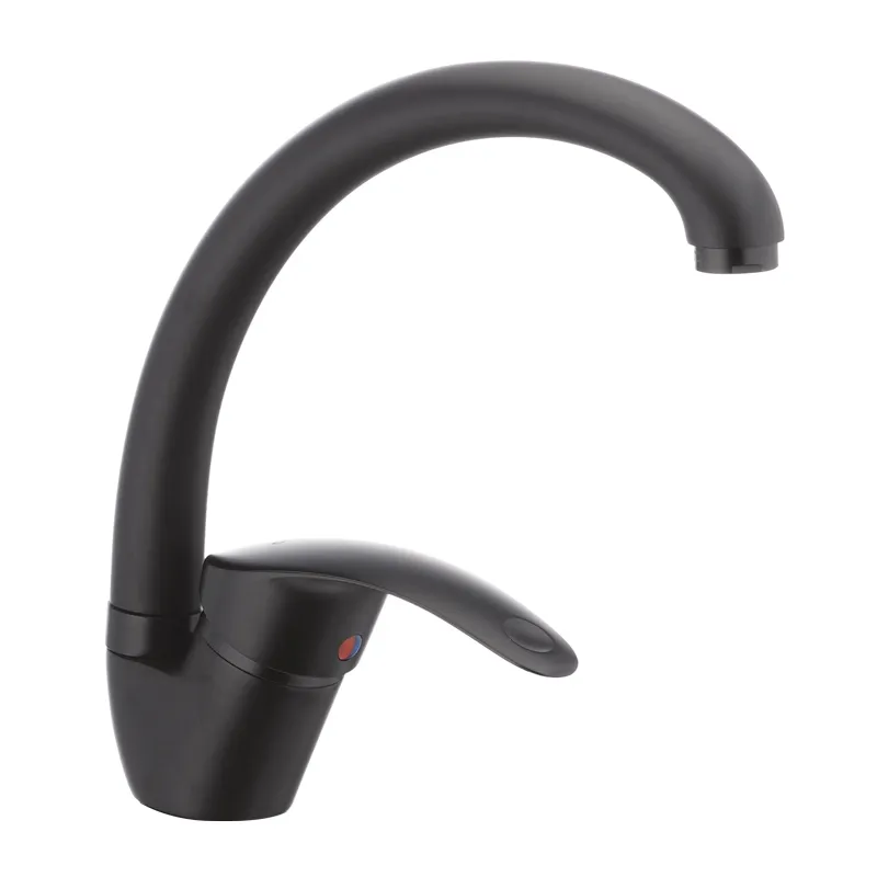 Смеситель для кухни Cron Mars 777 Черный (CR0785)