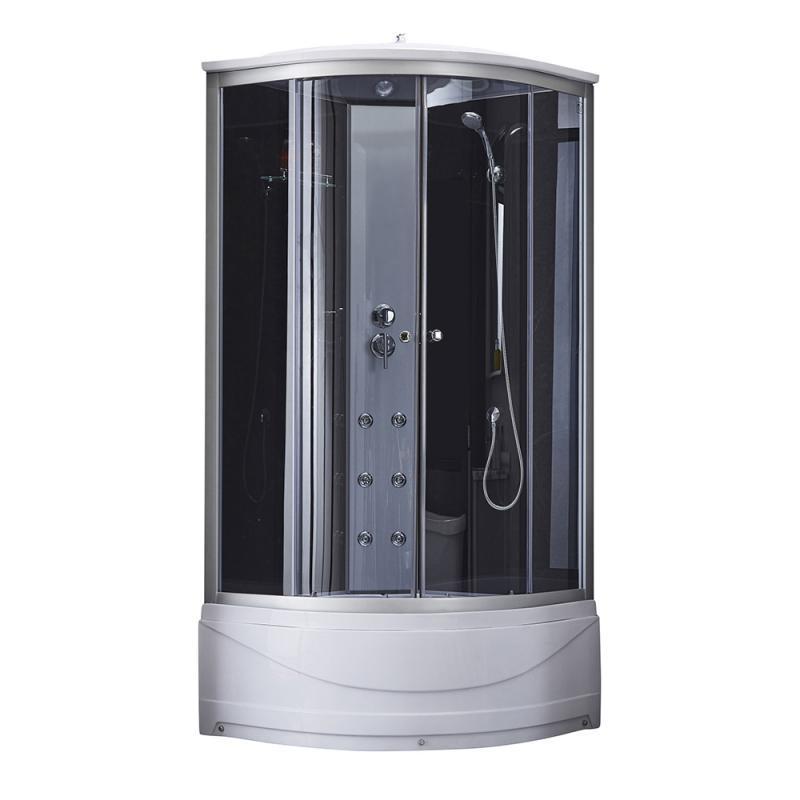 Гідромасажний бокс Lidz Tani SBM90x90.SAT.HIGH.GR скло тоноване 4 мм (23747652)