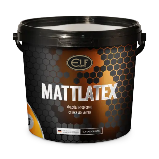Фарба латексна інтер'єрна матова Elf Mattlatex 5 л (2784002755)