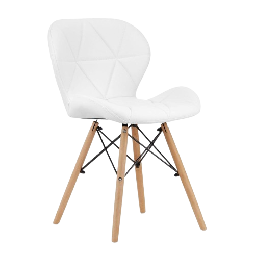Стул Just Sit из экокожи RIPiano Белый (2371523579)