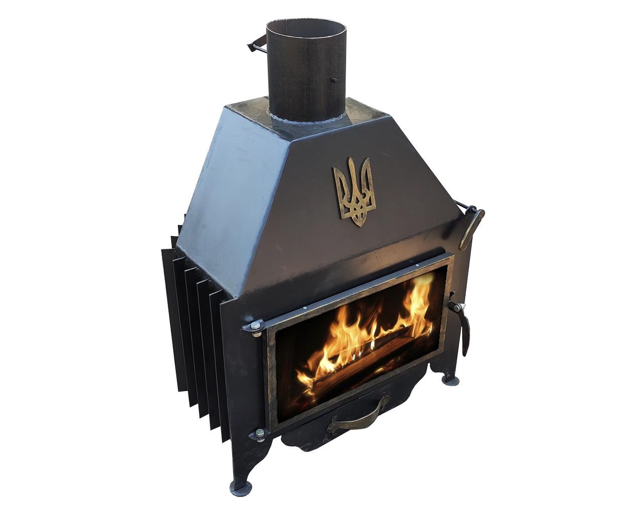 Камин Kram-kovka Карпаты стальной напольный 4 мм - фото 2