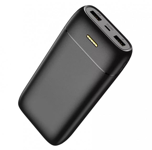 Повербанк Lenyes-267 20000 mAh 2хUSB MicroUSB/Type-C Чорний (dd77cb11)