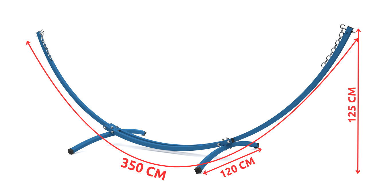 Стійка для двомісного гамака WCG металева з кріпленням для дому/дачі/садка Синій (WCGR-BL1) - фото 11 Стійка для двомісного гамака WCG металева з кріпленням для дому/дачі/садка Синій (WCGR-BL1) - фото 11