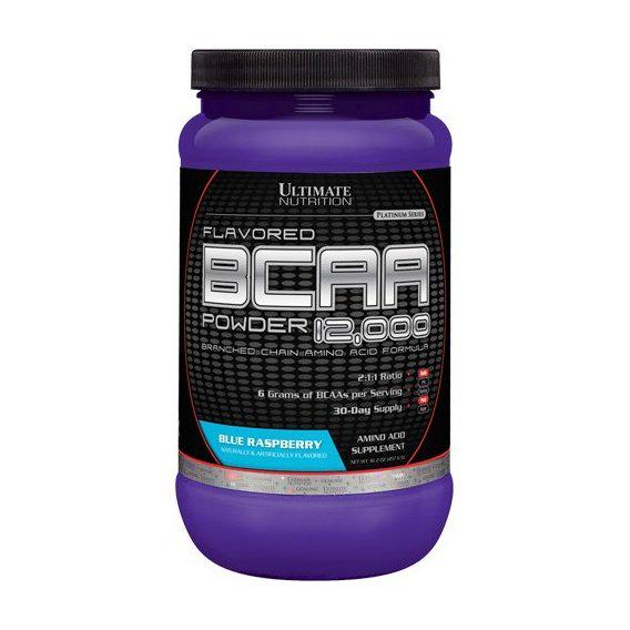 Амінокислота BCAA для спорту Ultimate Nutrition Flavored BCAA 12,000 Powder 457 г 60 порцій Blue Raspberry