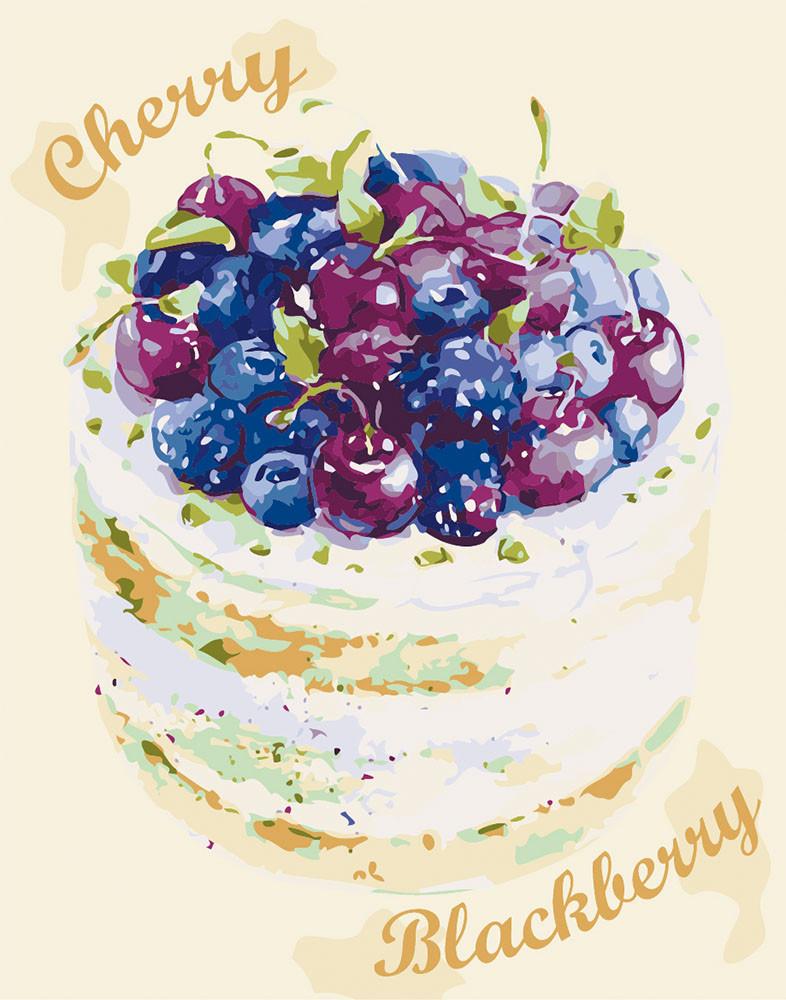 Картина по номерам Идейка Ягодное наслаждение 40x50 см (skl-КНО5514)