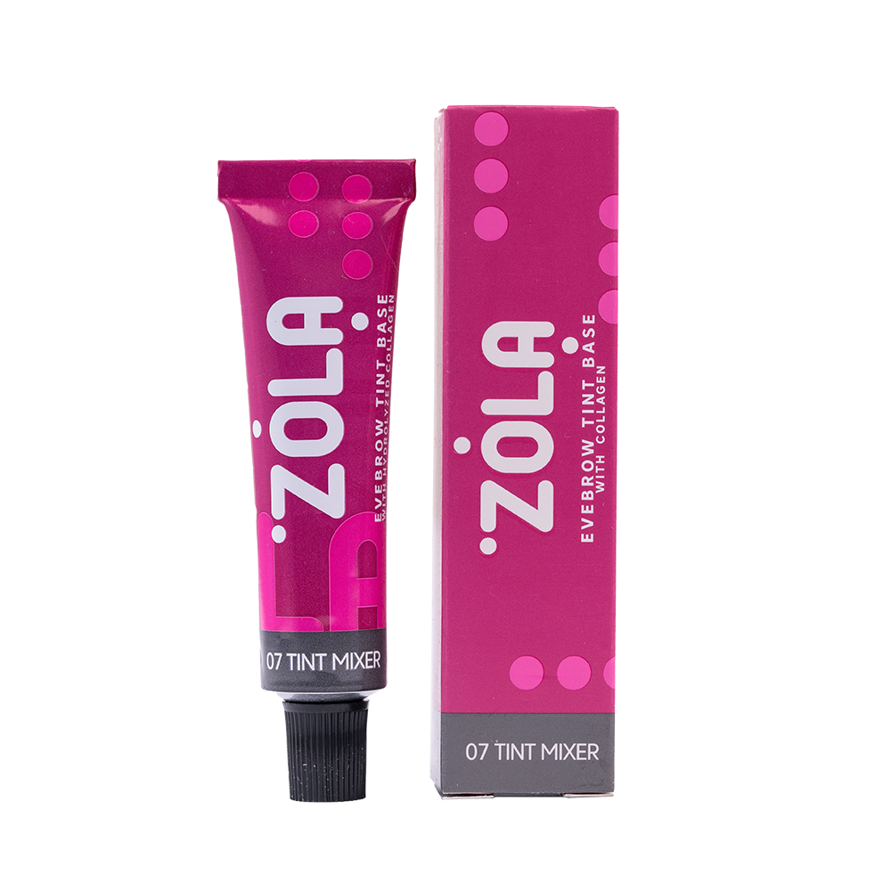 Краска для бровей база ZOLA Eyebrow Tint Base With Collagen 07 Tint Mixer 15 мл (011177)