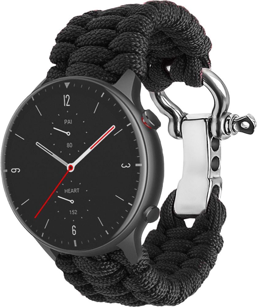 Ремешок из Паракорда Ruper для Amazfit GTR 2 (22mm) Black (30813-2B)
