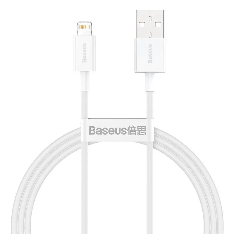 Кабель Baseus CALYS-A02 Superior Series Cable USB to Lightning 2,4 A 1 м White
