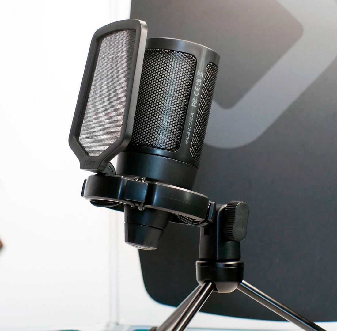 Мікрофон FIFINE Ampligame A6V конденсаторний з RGB-підсвіткою з триногою (2167078176) - фото 2 Мікрофон FIFINE Ampligame A6V конденсаторний з RGB-підсвіткою з триногою (2167078176) - фото 2