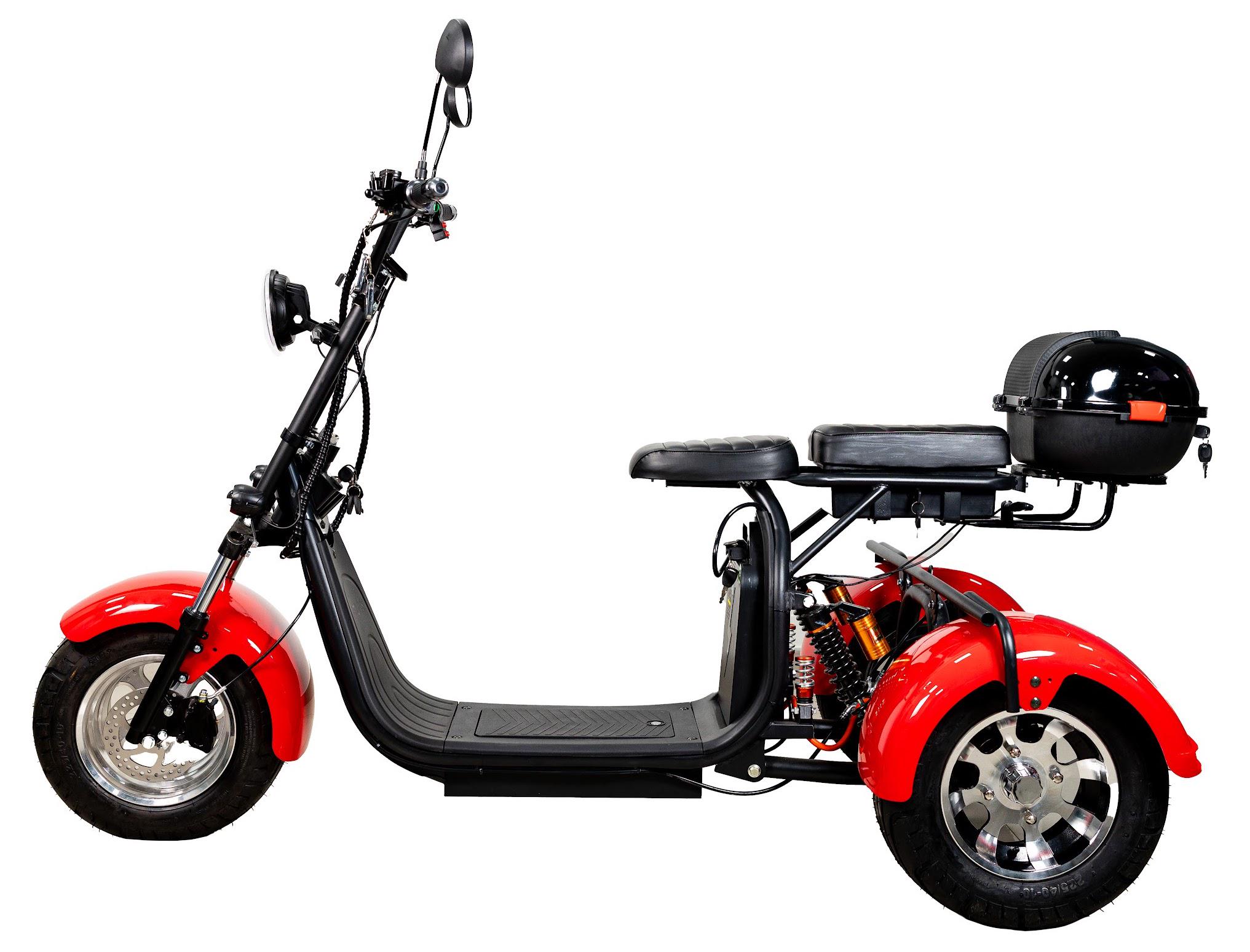 Электроскутер ATLAS Hunter 2500 W Red (2010) - фото 1 Электроскутер ATLAS Hunter 2500 W Red (2010) - фото 1