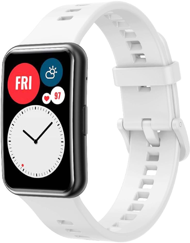 Ремешок Jsota для Huawei Watch Fit White (18587)