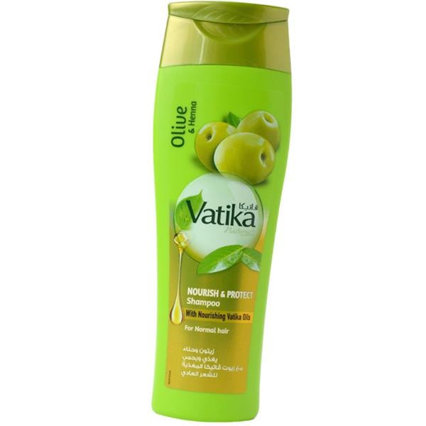 Шампунь питательный Dabur Vatika Olive and Henna с оливковым маслом 400 мл (43634029)