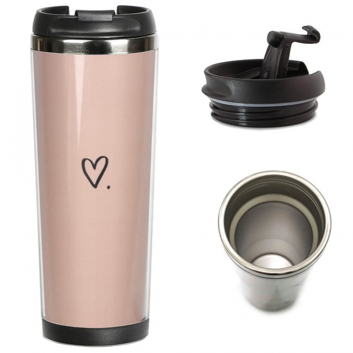 Термокружка ZIZ Сердечко 380 мл (21088) Термокружка ZIZ Сердечко 380 мл (21088)