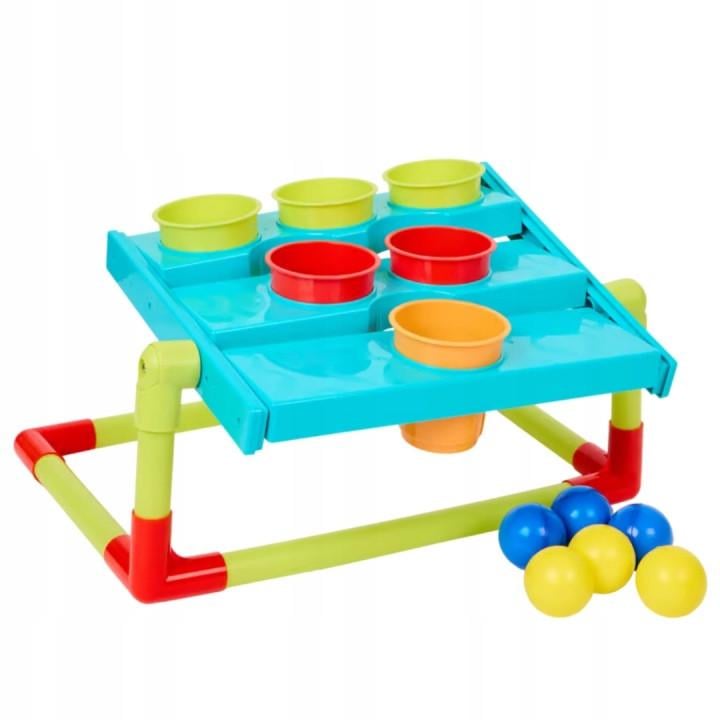 Игра Pong с кубками и мячиками для детей от 3 лет