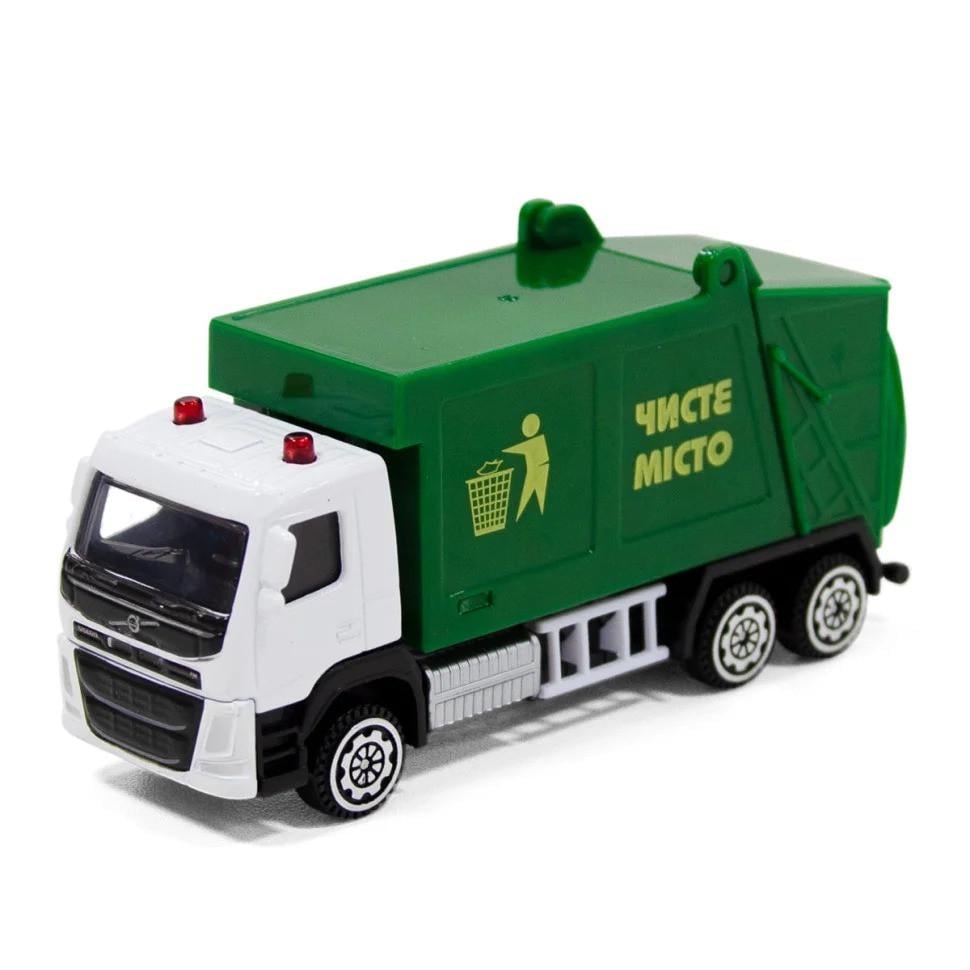 Мусоровозы Volvo TechnoDrive металлический 1:43 (IM-176-M-741)