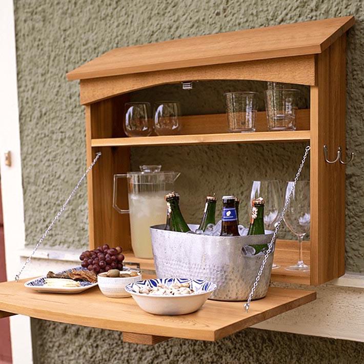 Бар настенный из дерева Валедория Сиена (НББ-003905)