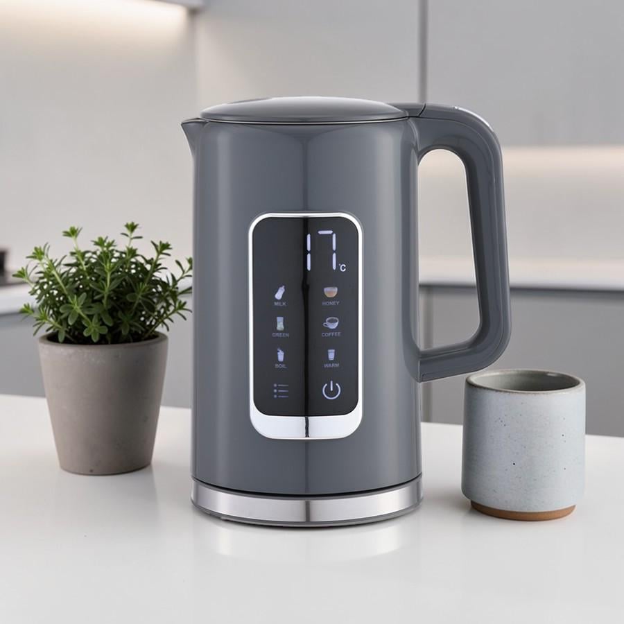 Электрочайник Maestro MR-024-GREY с сенсорной панелью 1,7 л Серый (32648523)