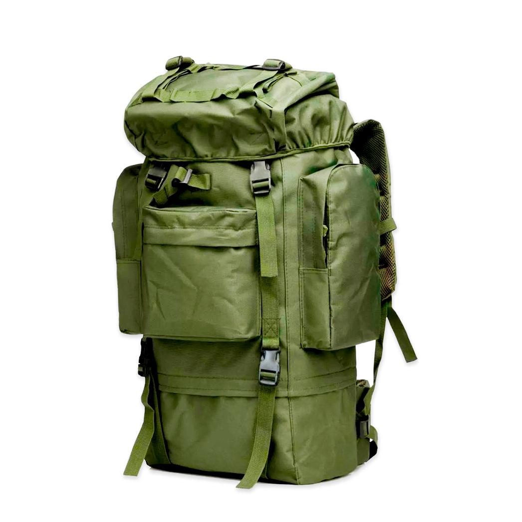 Рюкзак мужской A21 баул 70 л Оливковый (1009432-LightGreen)