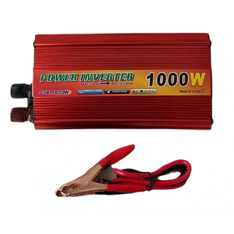Преобразователь напряжения Power Inverter UN-3054 12-220 V 1000 W 12 V (235252523)