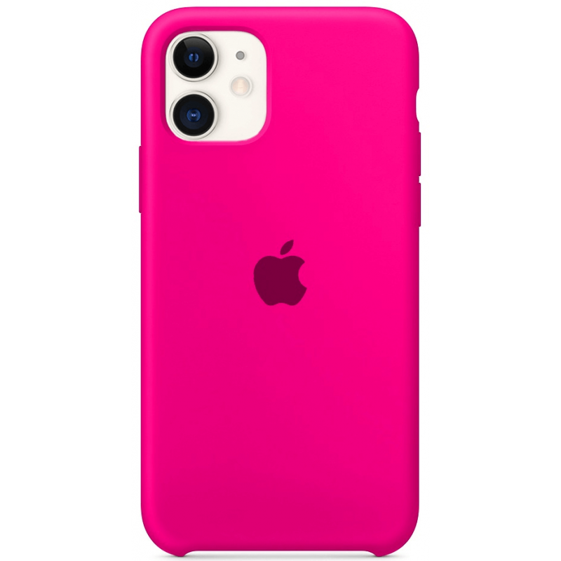 Чехол GoVern Silicone Case Full для Apple iPhone 11 Barbie Pink