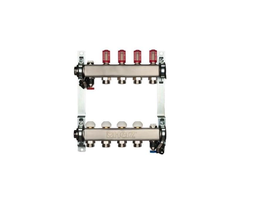 Колектор для сервоприводів Herz DN25 із витратомірами на 11 конт. (1863211)