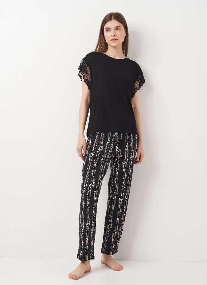 Піжама Angels Secret 40087x10 жіноча S Чорний