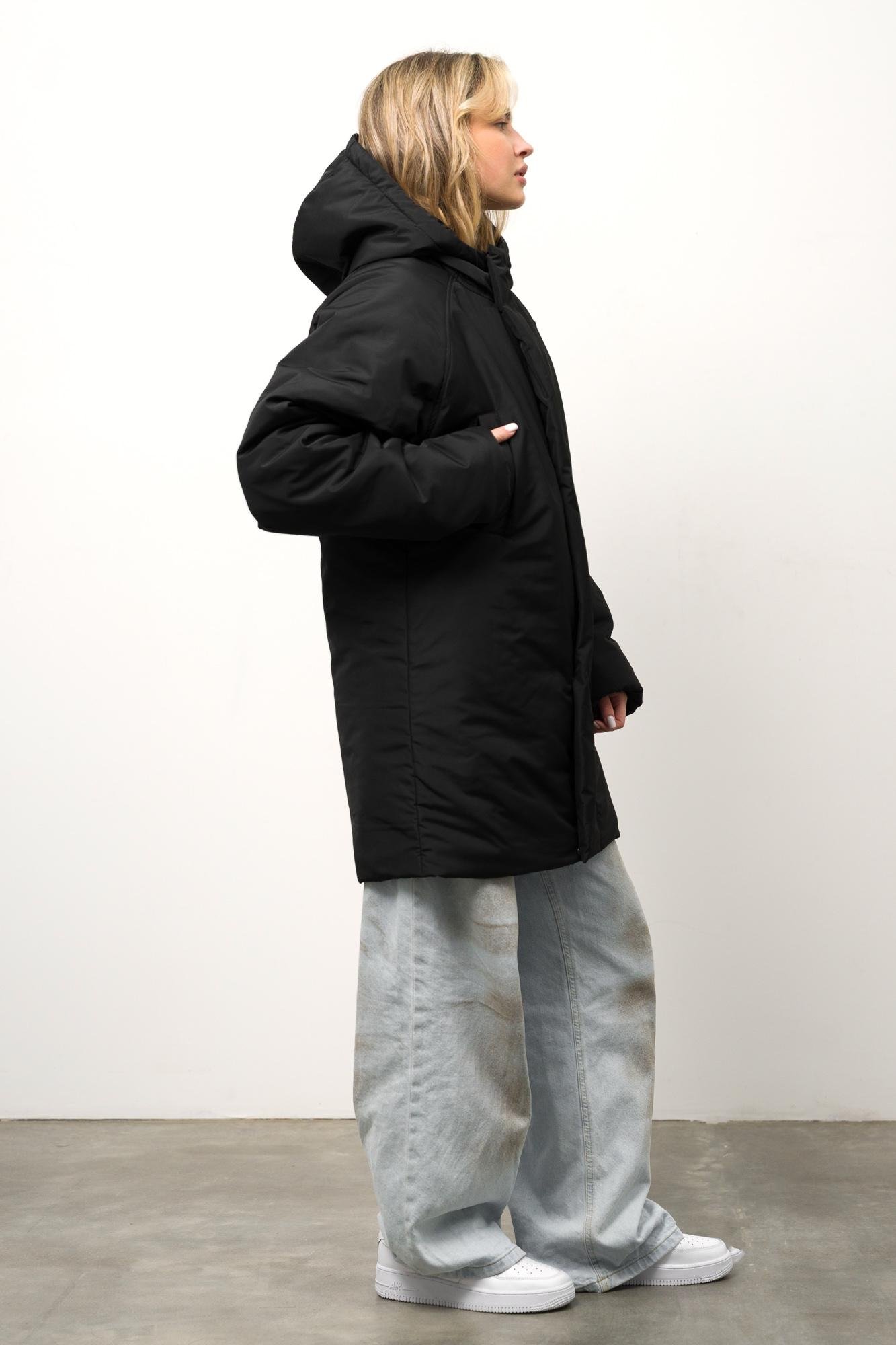 Куртка-парка зимова чоловіча Without Snowman подовжена 2XL/3XL Black (XXL 8056126 8056127) - фото 10 Куртка-парка зимова чоловіча Without Snowman подовжена 2XL/3XL Black (XXL 8056126 8056127) - фото 10