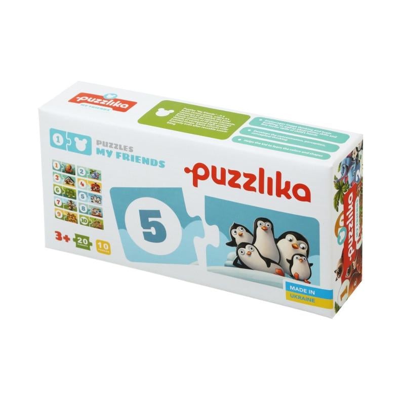 Пазли Puzzlika Мої друзі Puzzles My friends 20 шт. (13005)