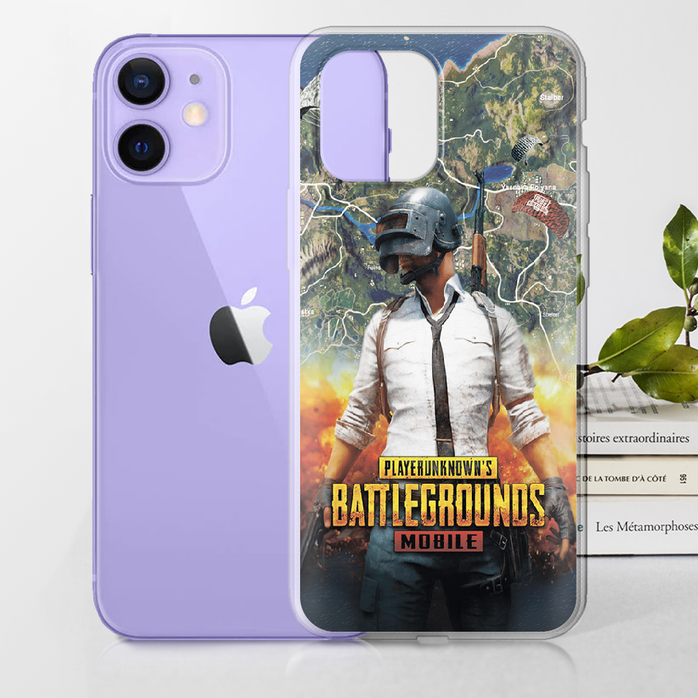 Чехол Boxface iPhone 12 PUBG Mobile Прозрачный силикон (41161-up2309-41086) - фото 2