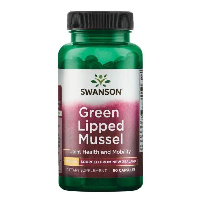 Витамины Swanson Green Lipped Mussel 500 mg 60 капс.